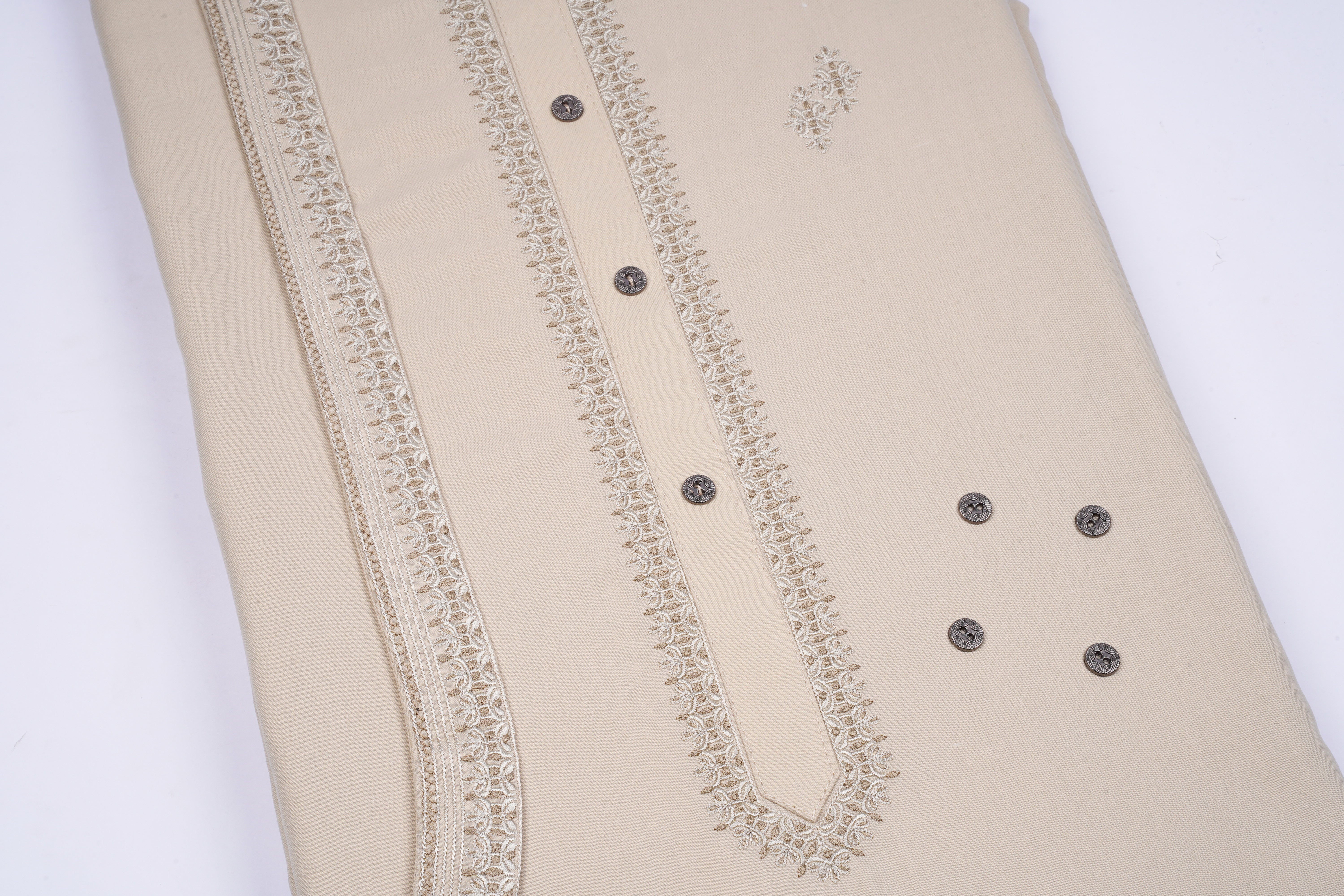 Charlie Wash & Wear Emb Design # 543 - Chawla Fabrics