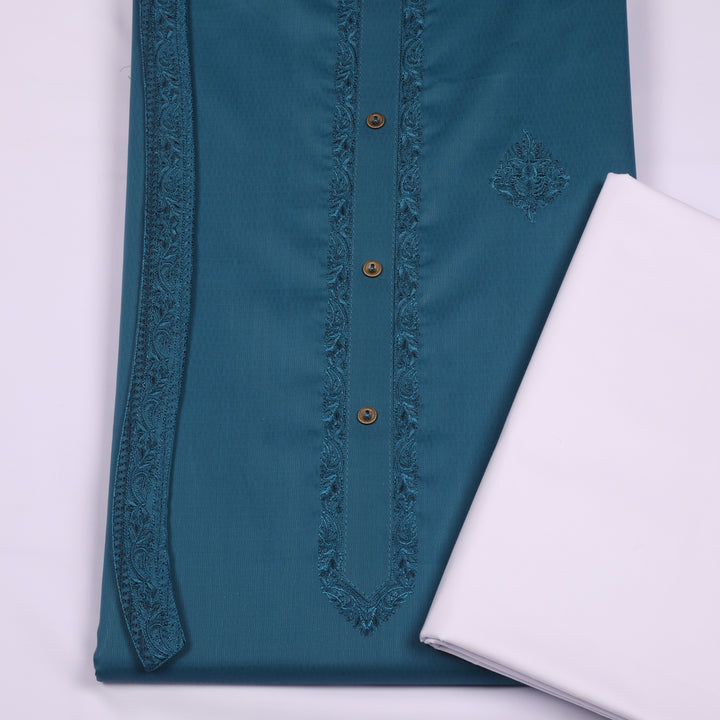 Kenwood Cotton Kurta Embroidery Design # 149 - Chawla Fabrics