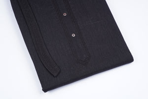 Coco Black & Blue - Chawla Fabrics