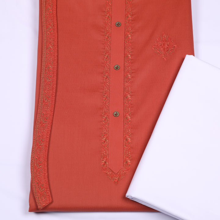 Kenwood Cotton Kurta Embroidery Design # 149 - Chawla Fabrics
