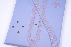 SHAH JAHAN LAWN (COTTON EMB) D # 908 - Chawla Fabrics