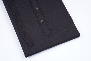 Coco Black & Blue - Chawla Fabrics