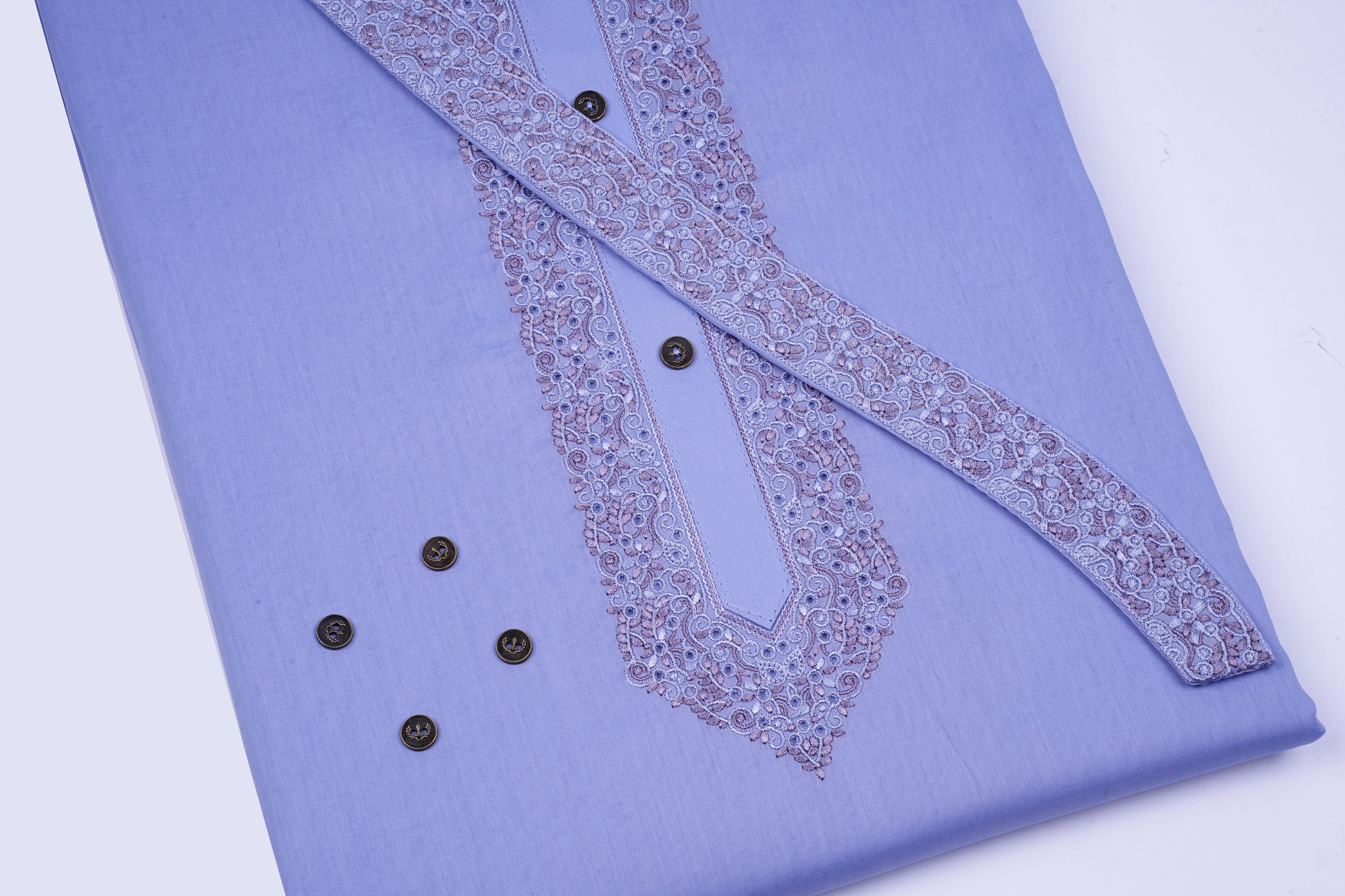 Shah Jahan Lawn (Cotton EMB) D # 911 - Chawla Fabrics