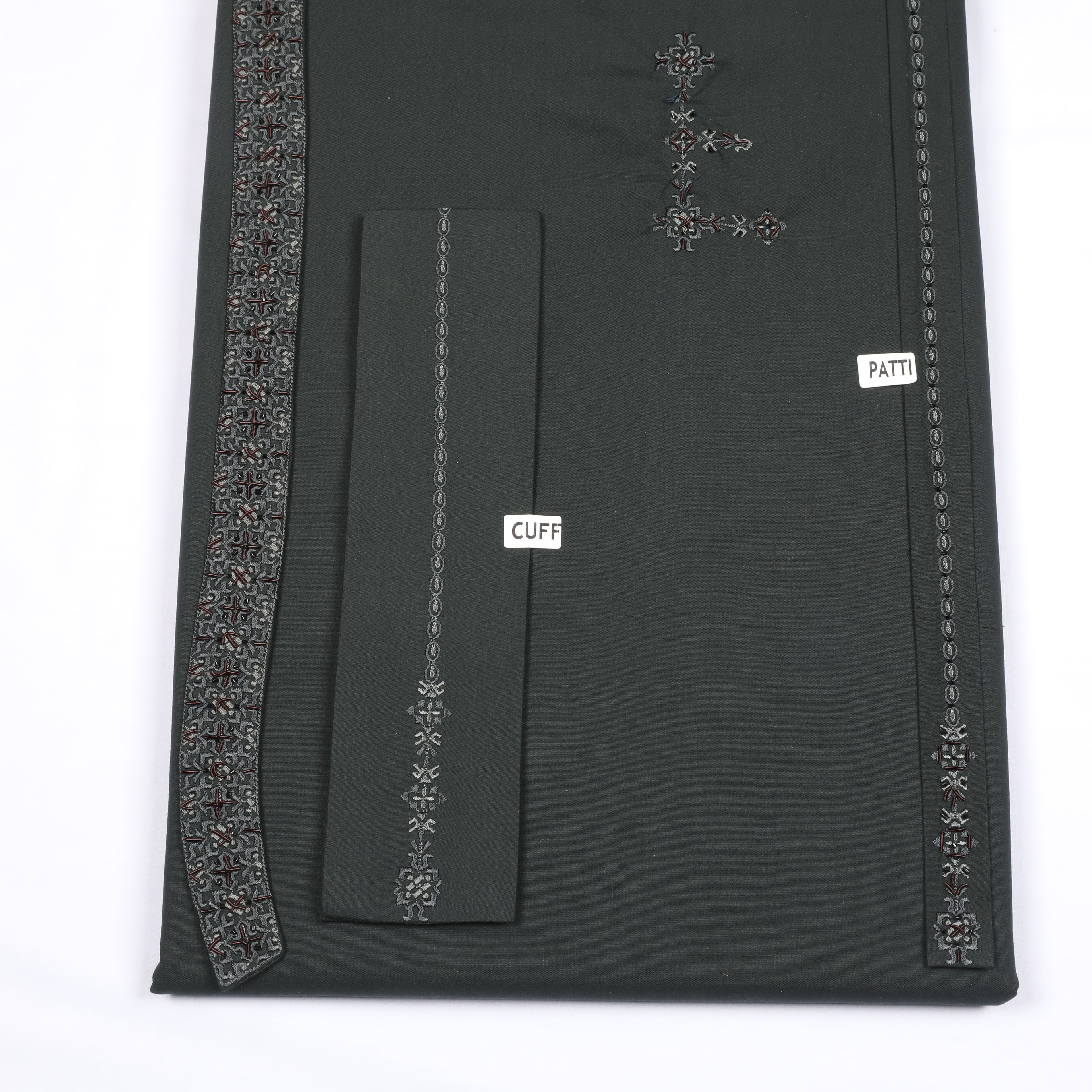GMC Wash & Wear Suit Embroidery Design # 1605 - Chawla Fabrics