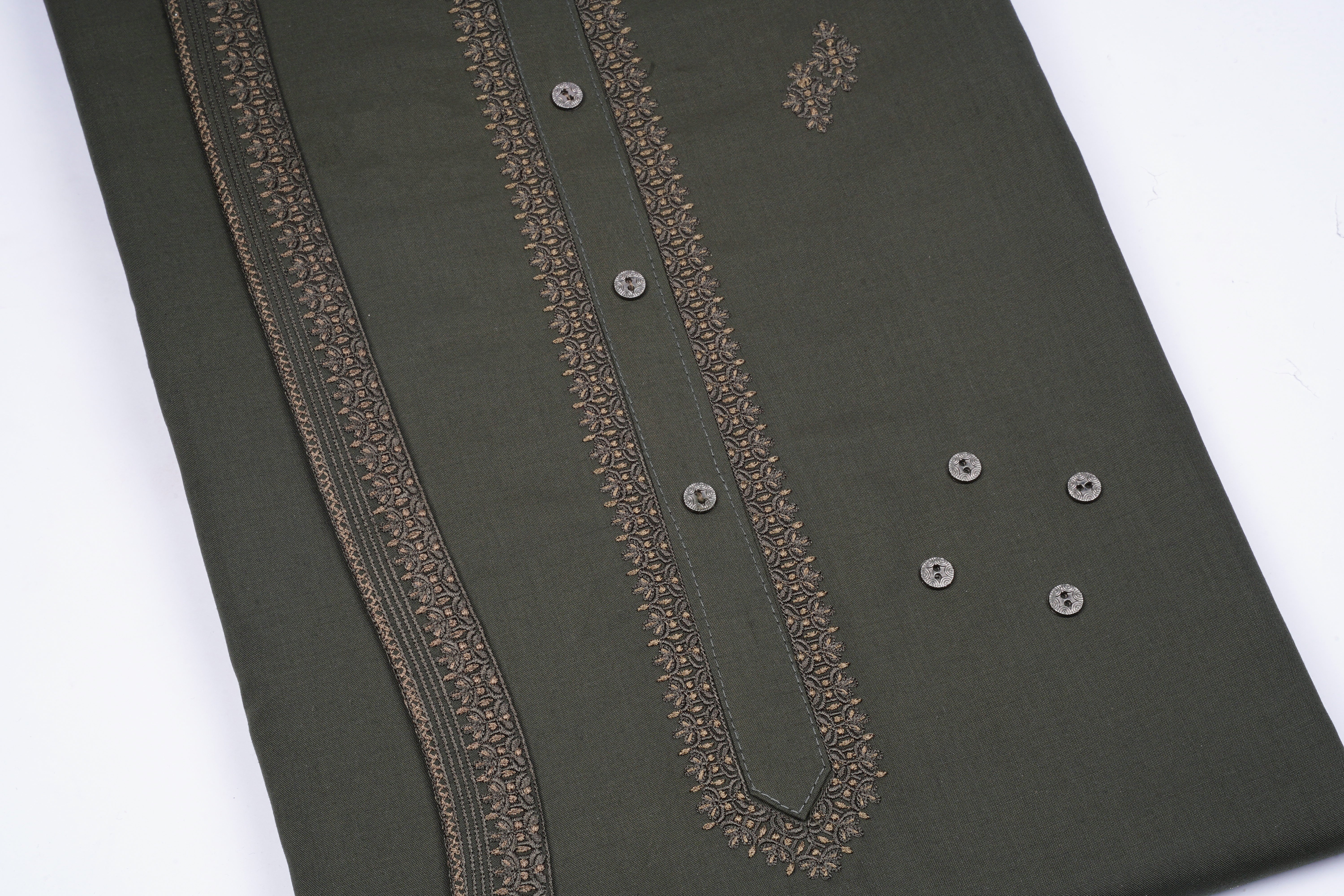 Charlie Wash & Wear Emb Design # 543 - Chawla Fabrics