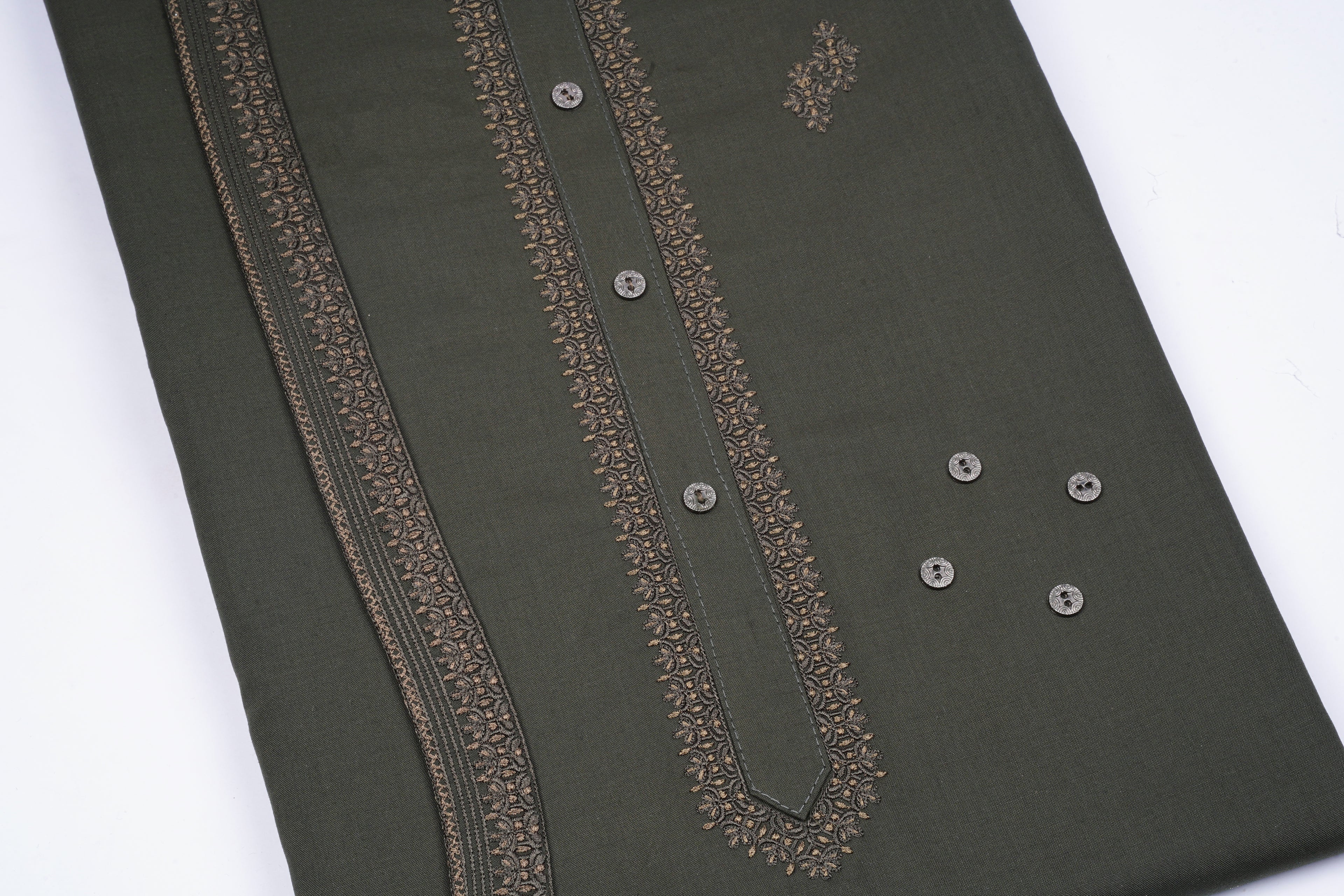 Charlie Wash & Wear Emb Design # 543 - Chawla Fabrics