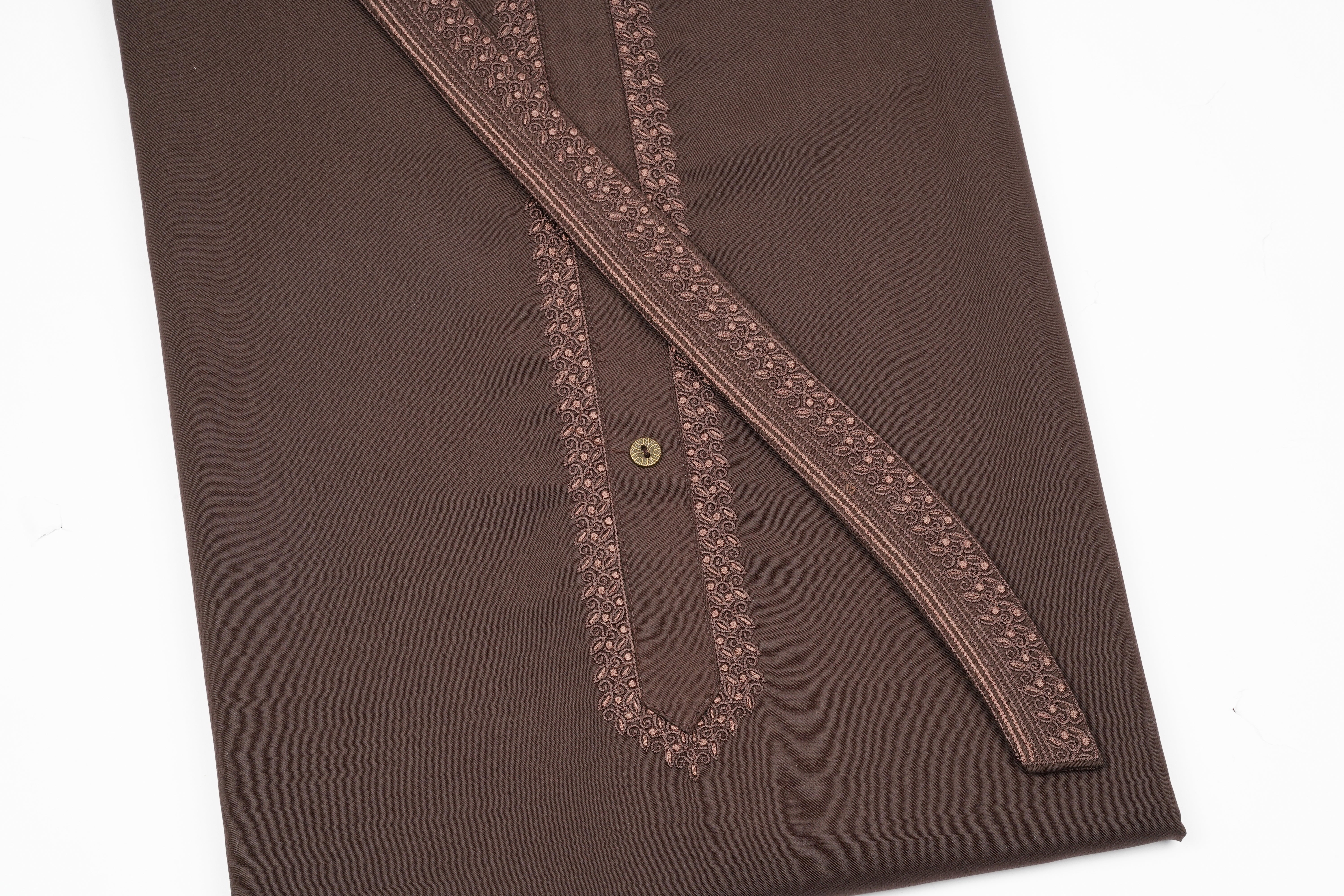 Ghalib Wash & Wear Emb Design # 427 - Chawla Fabrics