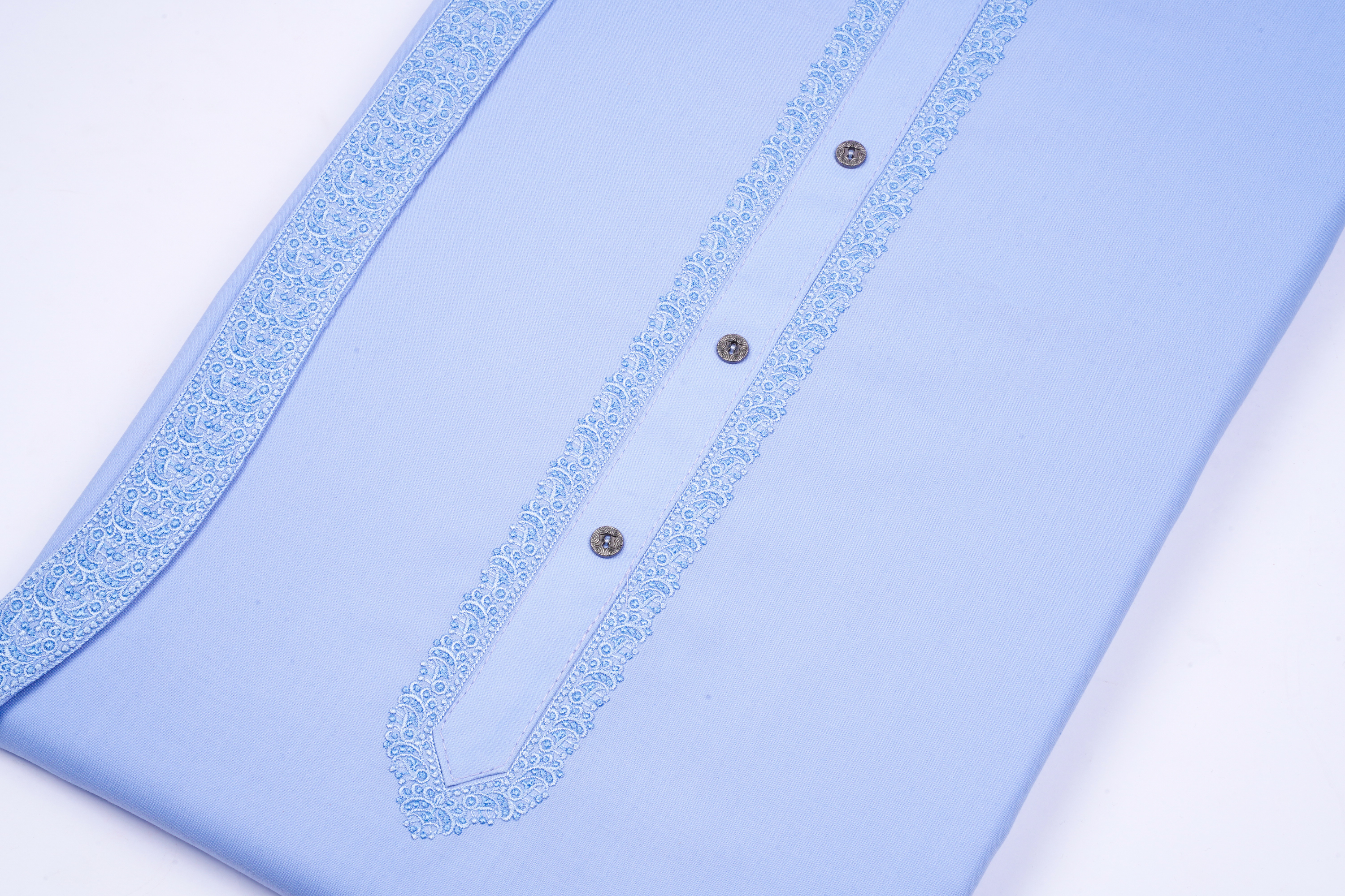 Charlie Wash & Wear Emb Design # 544 - Chawla Fabrics