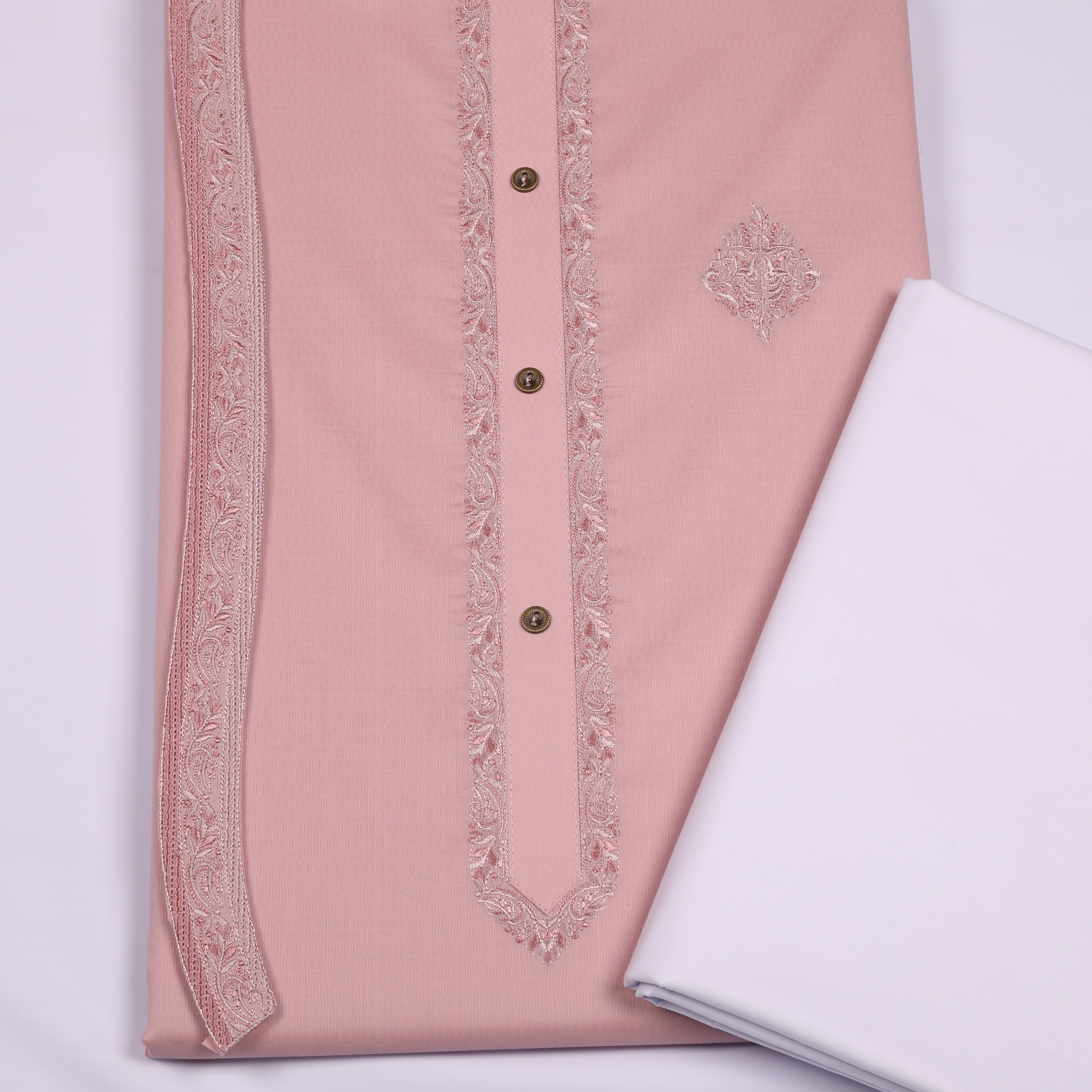 Kenwood Cotton Kurta Embroidery Design # 149 - Chawla Fabrics
