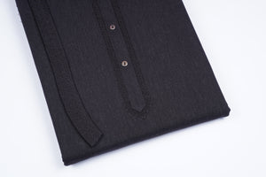 Coco Black & Blue - Chawla Fabrics