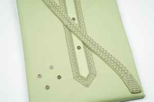 RADO COTTON EMB GALA BAN D # RC-01 - Chawla Fabrics