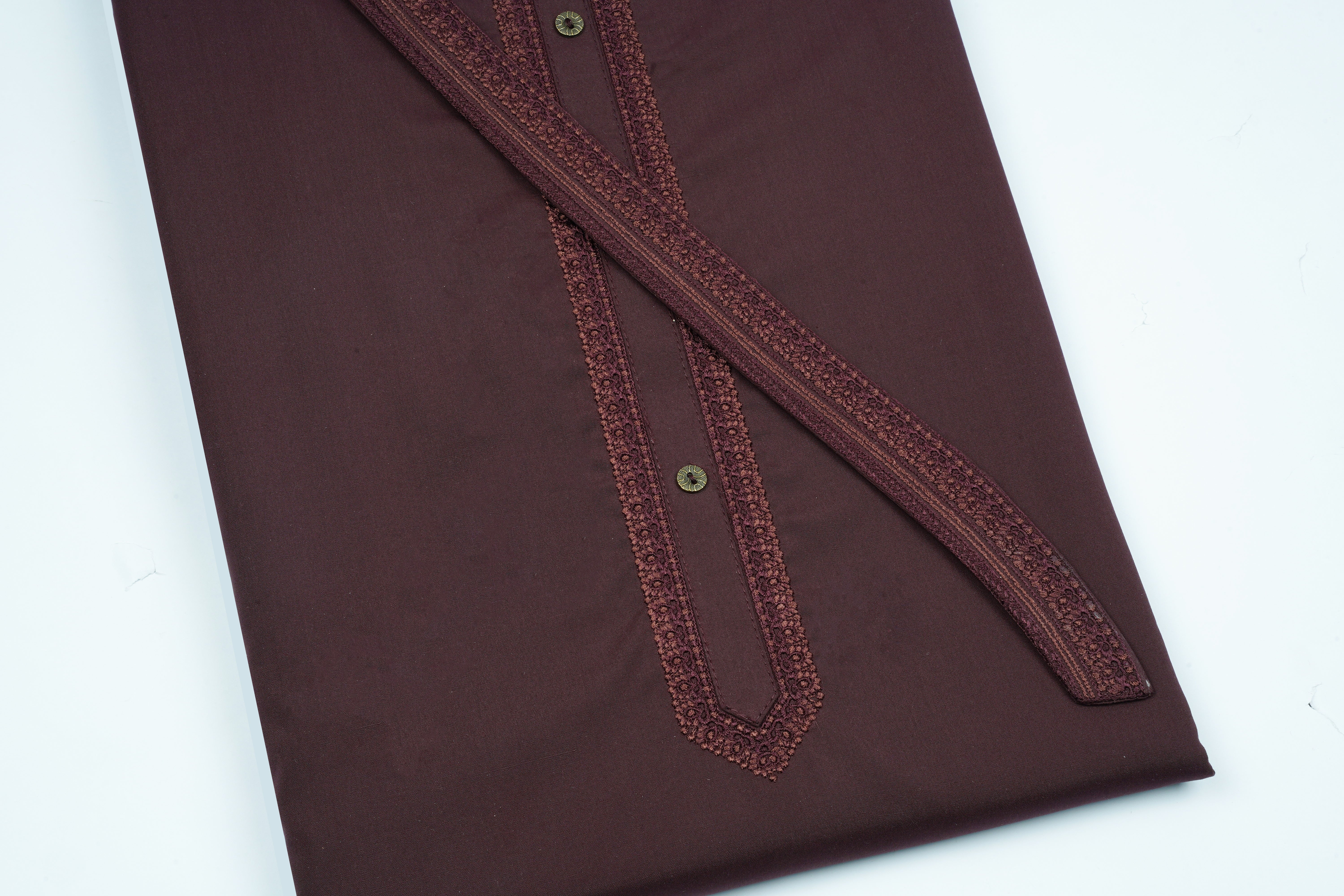 Ghalib Wash & Wear Emb Design # 428 - Chawla Fabrics