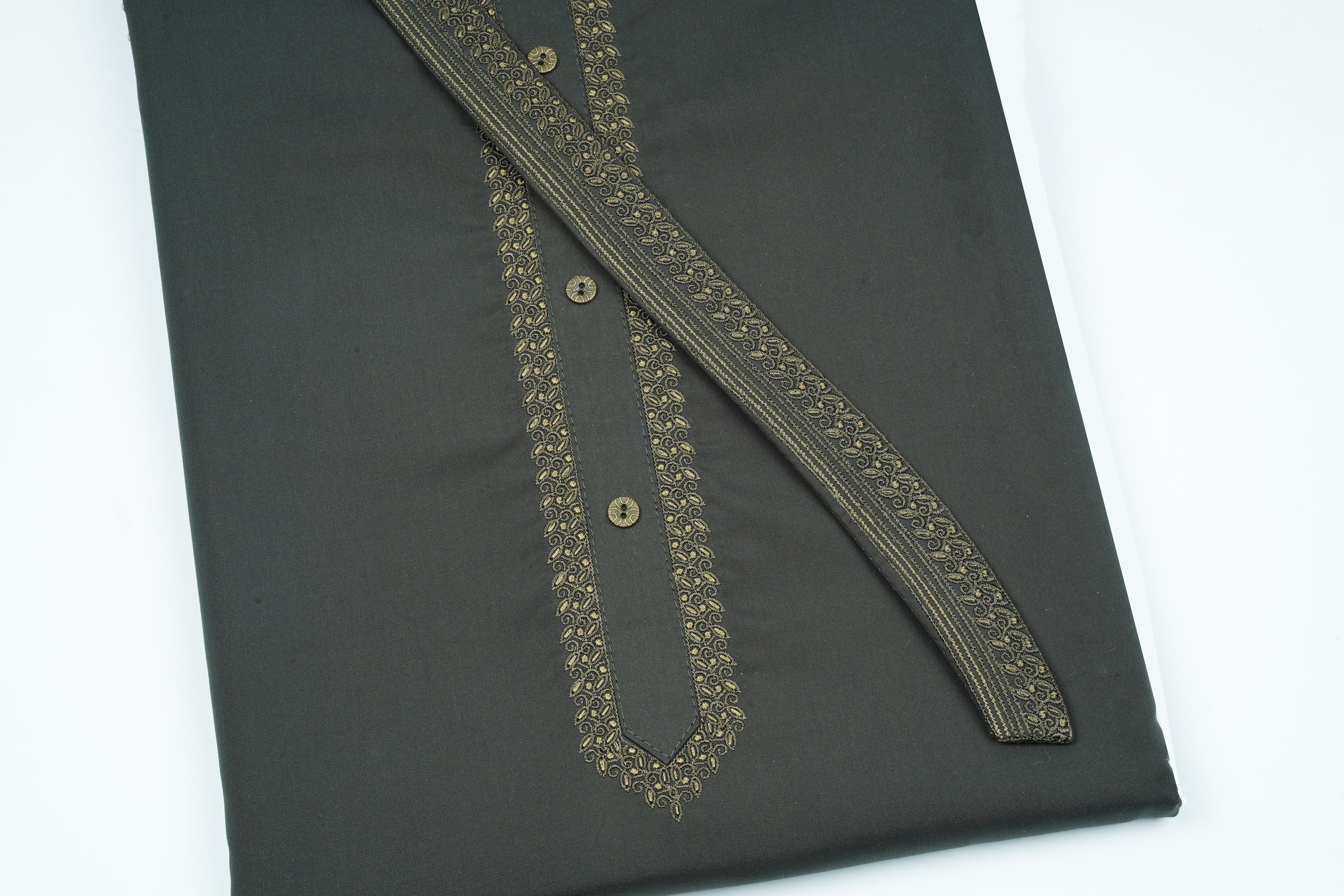 Ghalib Wash & Wear Emb Design # 427 - Chawla Fabrics