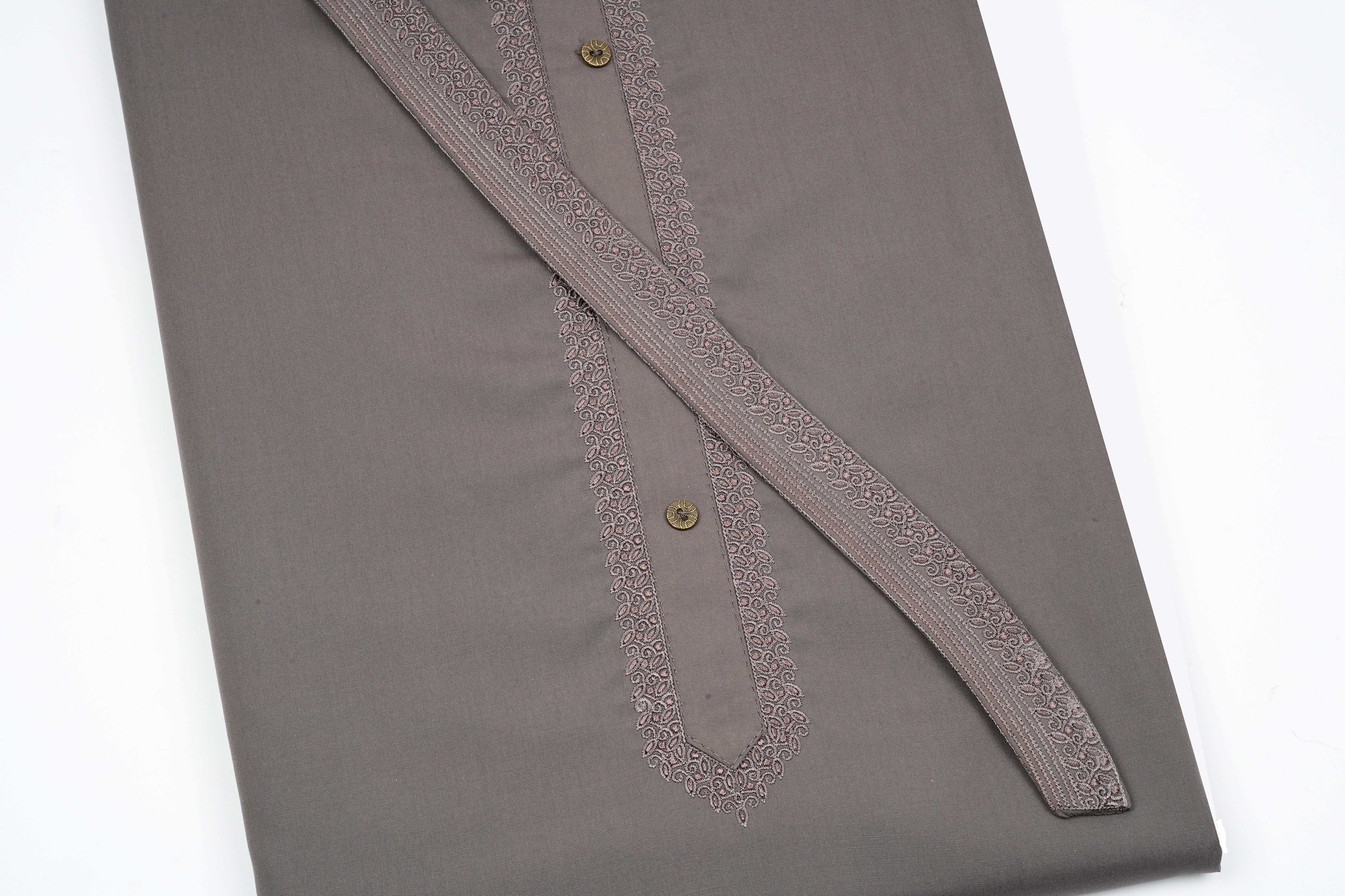Ghalib Wash & Wear Emb Design # 427 - Chawla Fabrics