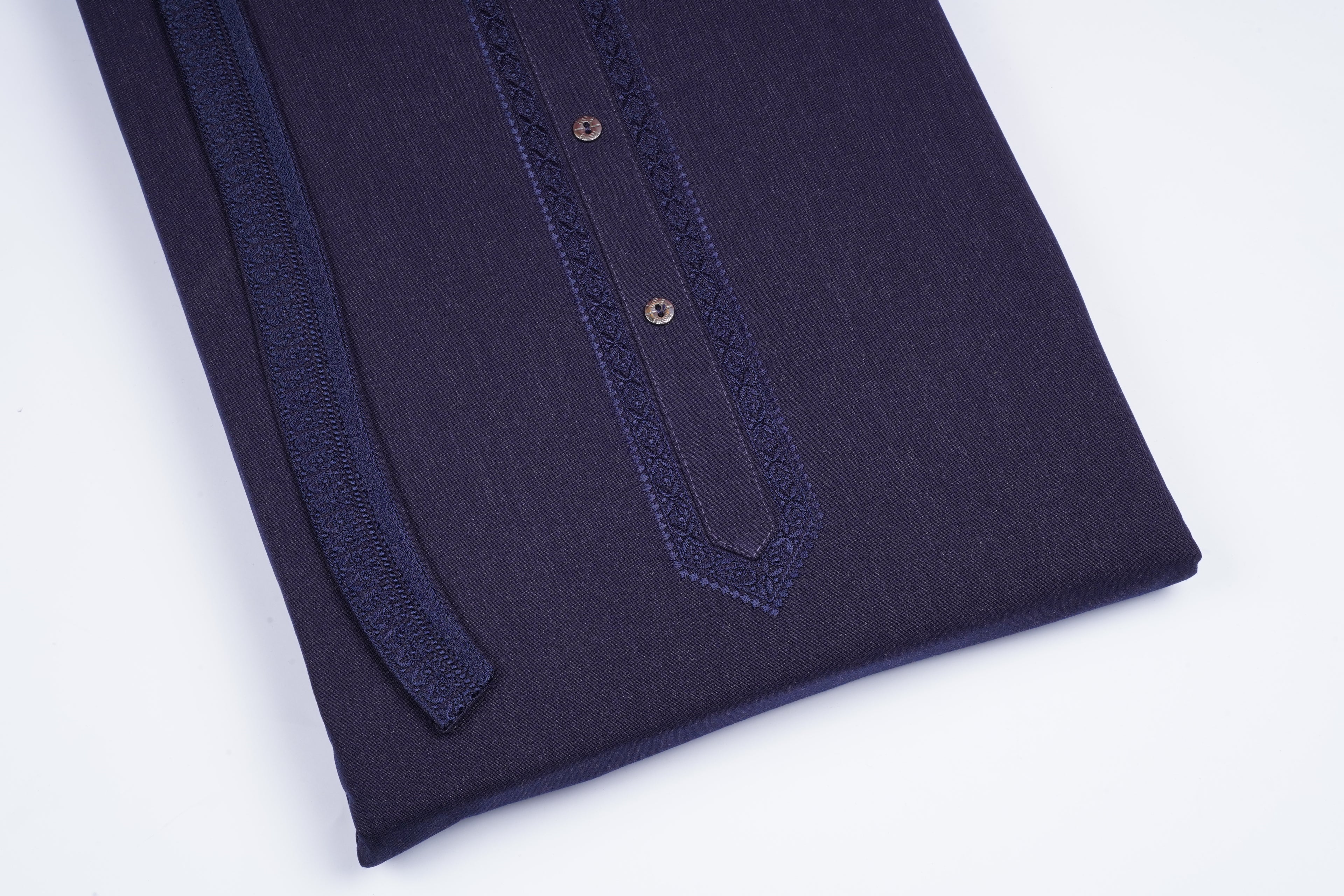 Coco Black & Blue - Chawla Fabrics