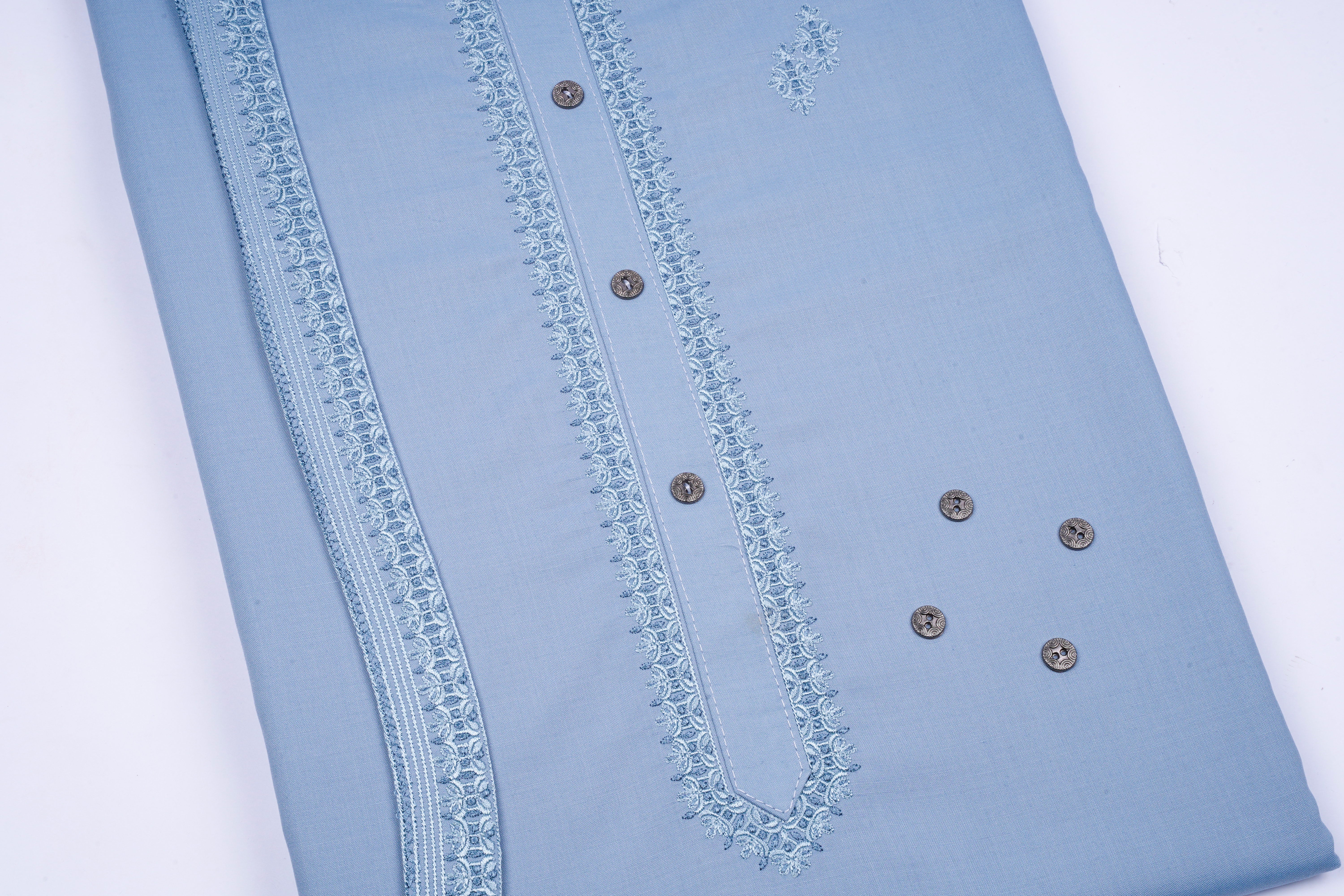 Charlie Wash & Wear Emb Design # 543 - Chawla Fabrics