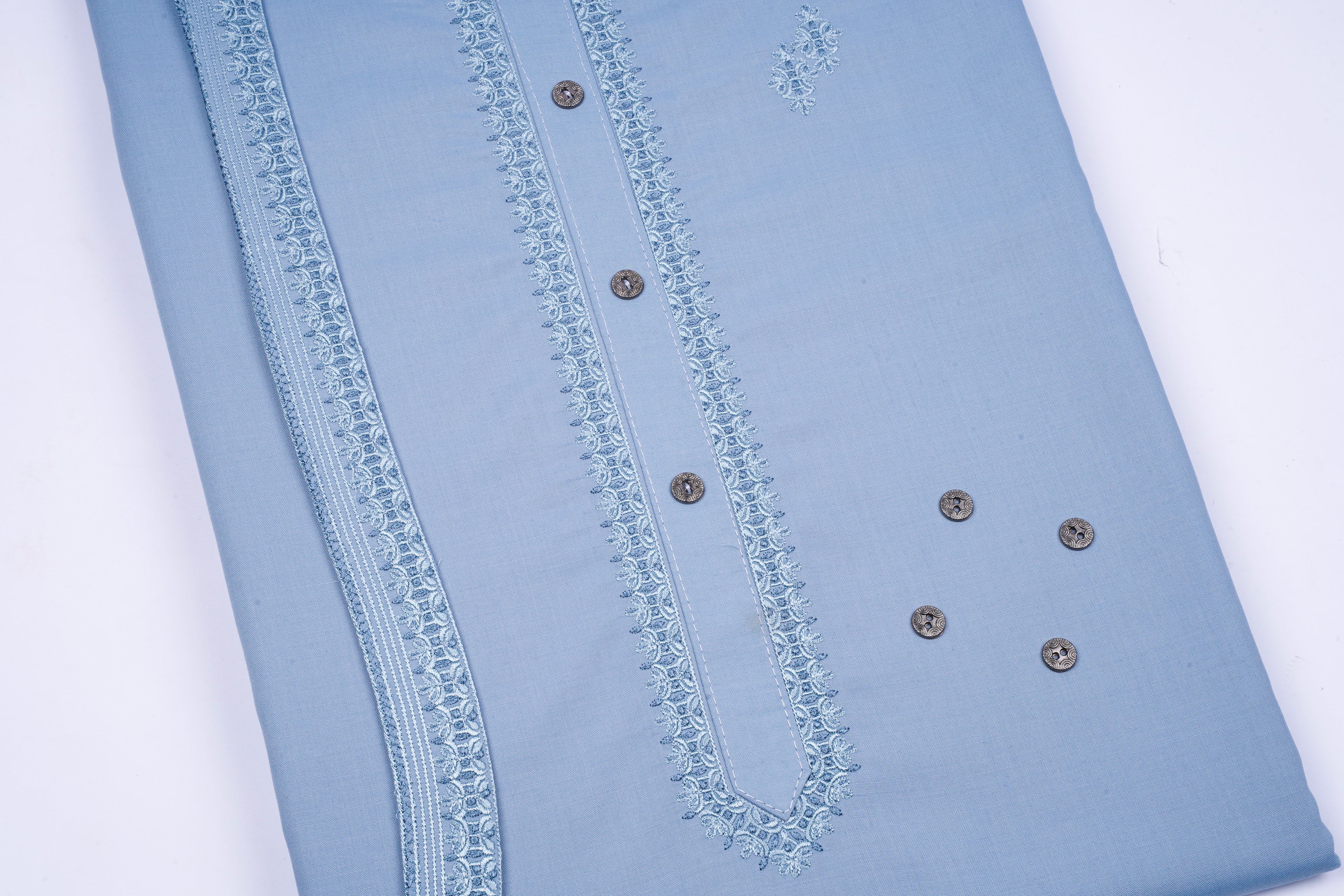 Charlie Wash & Wear Emb Design # 543 - Chawla Fabrics