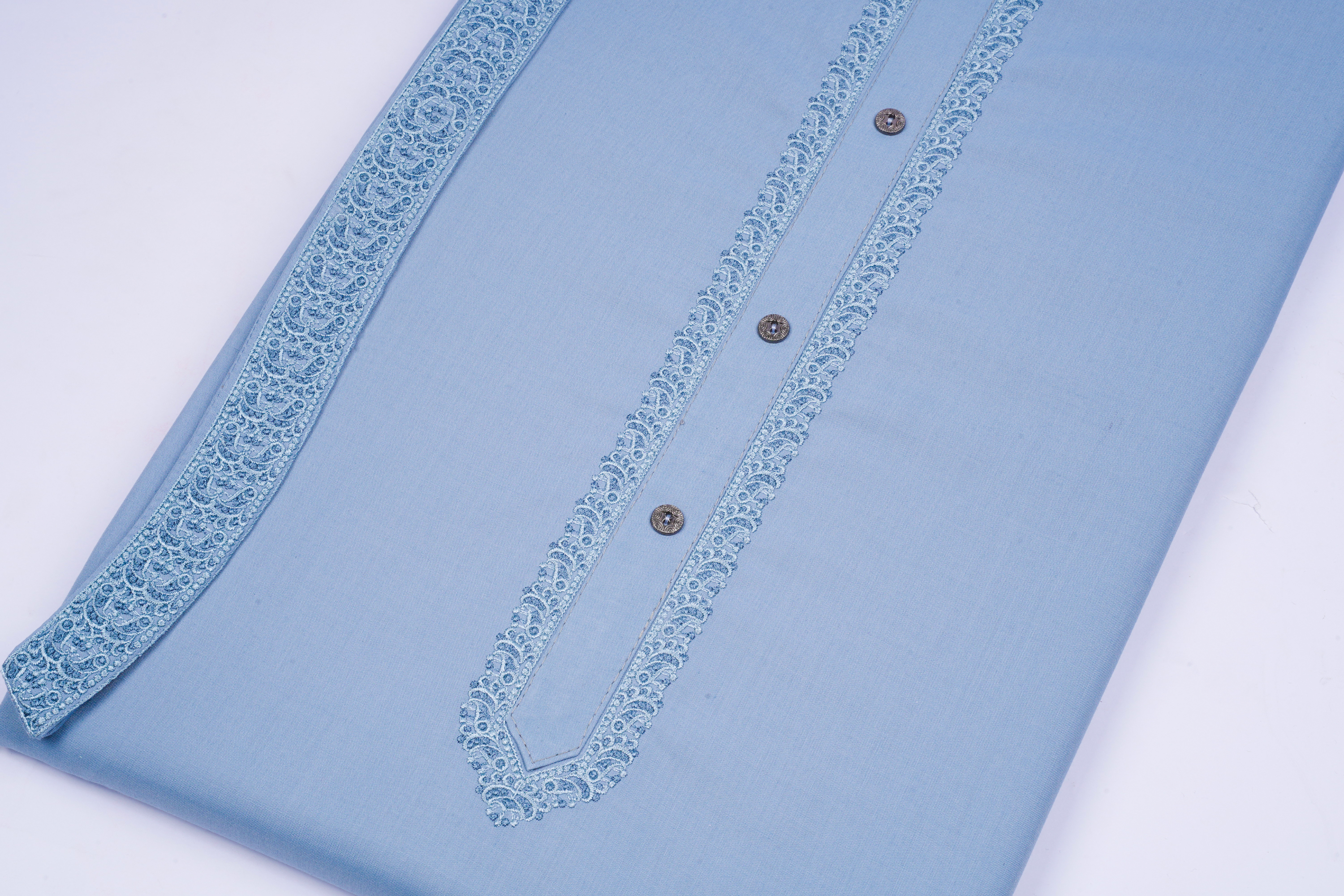 Charlie Wash & Wear Emb Design # 544 - Chawla Fabrics
