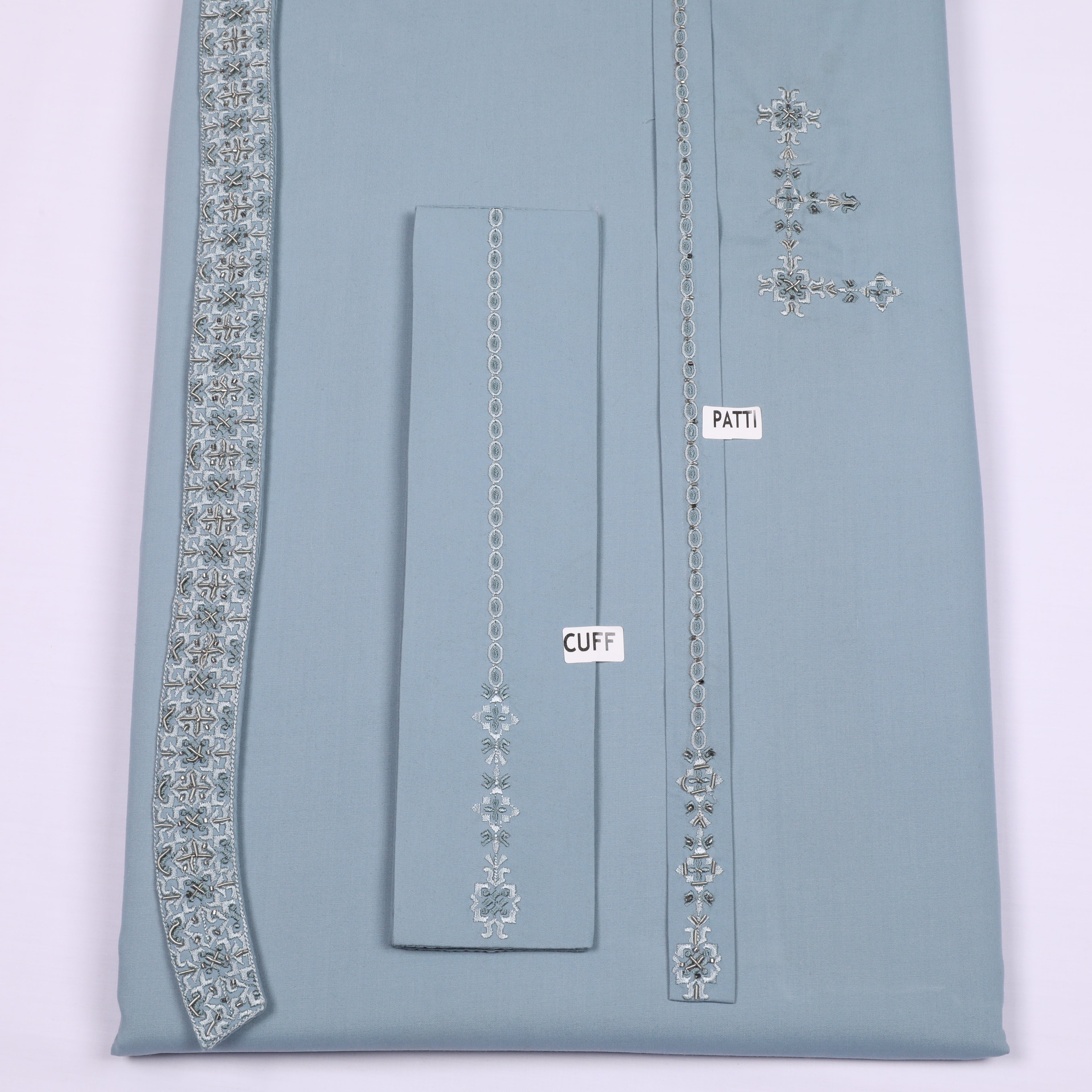 GMC Wash & Wear Suit Embroidery Design # 1605 - Chawla Fabrics