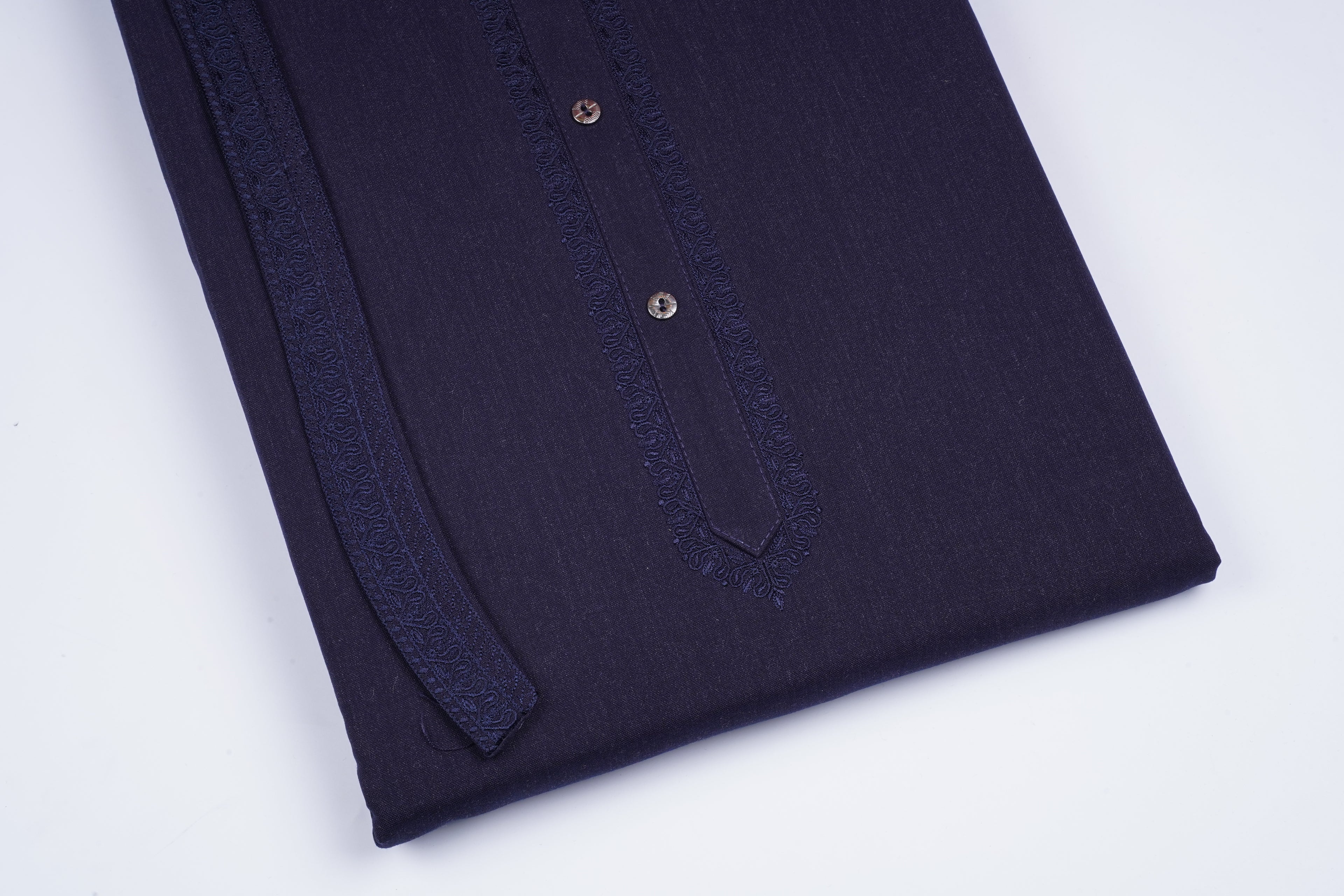 Coco Black & Blue - Chawla Fabrics