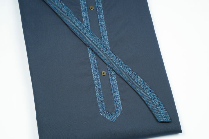 Ghalib Wash & Wear Emb Design # 428 - Chawla Fabrics