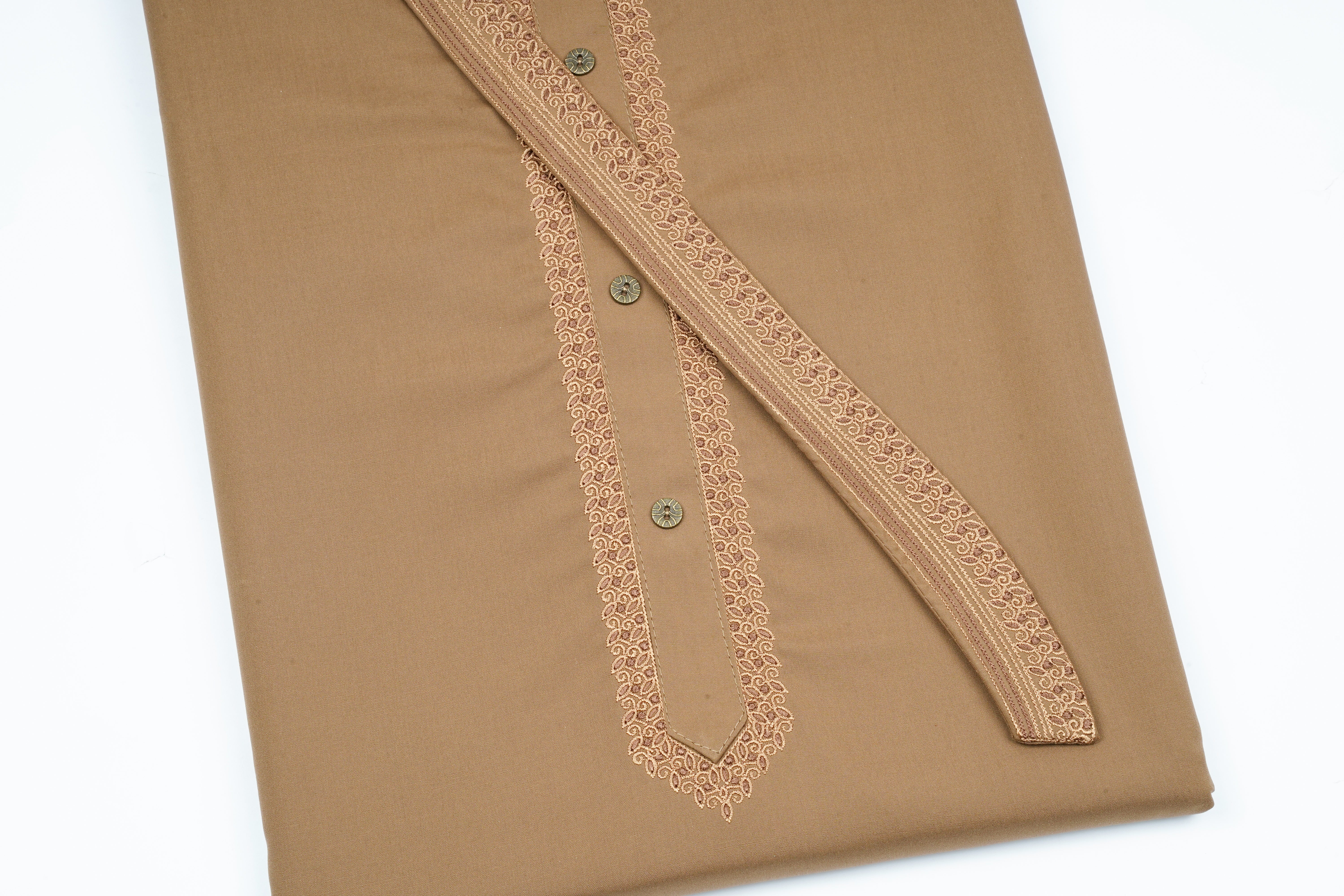 Ghalib Wash & Wear Emb Design # 427 - Chawla Fabrics