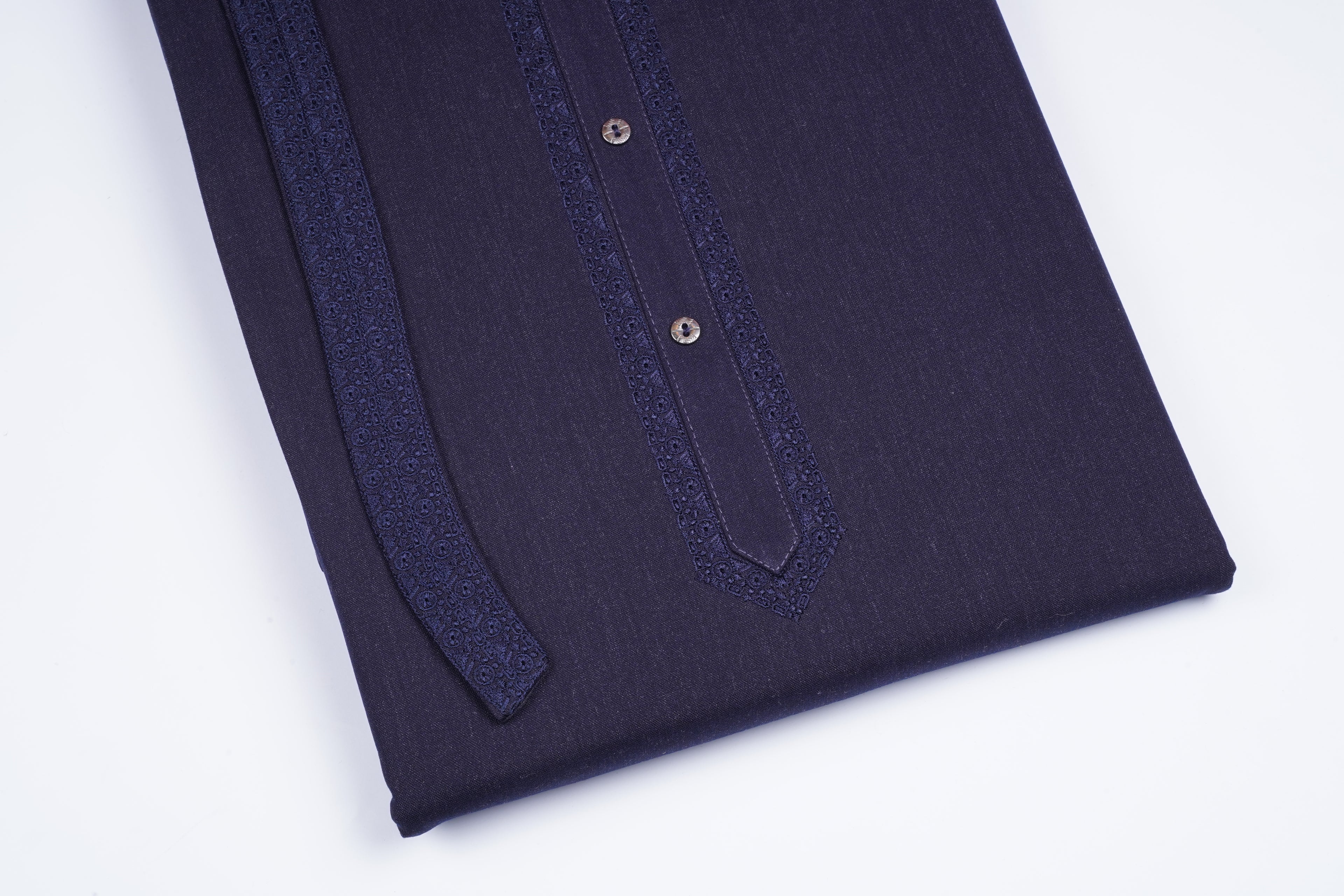 Coco Black & Blue - Chawla Fabrics