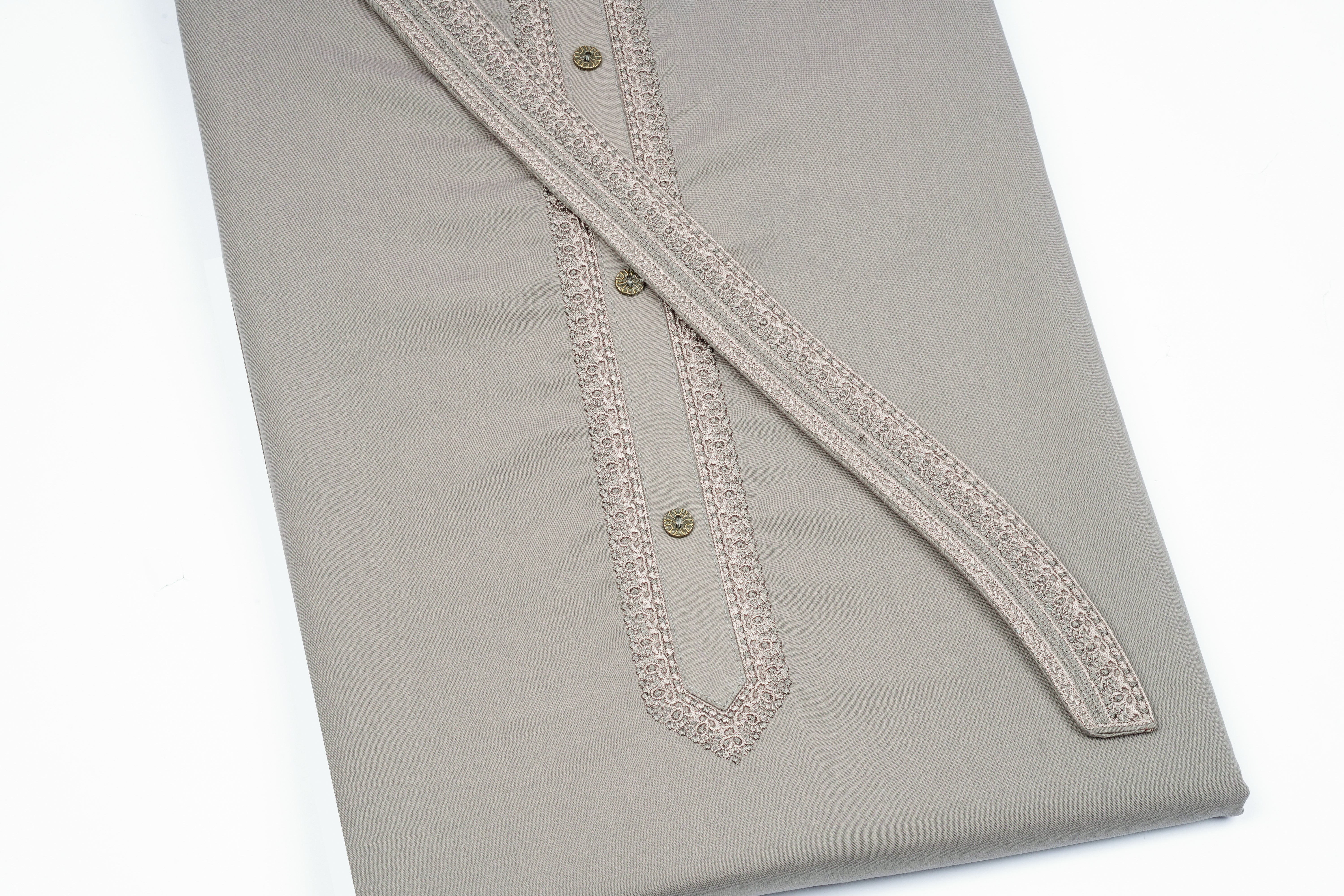 Ghalib Wash & Wear Emb Design # 428 - Chawla Fabrics
