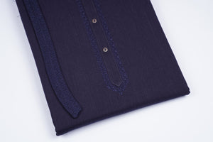 Coco Black & Blue - Chawla Fabrics