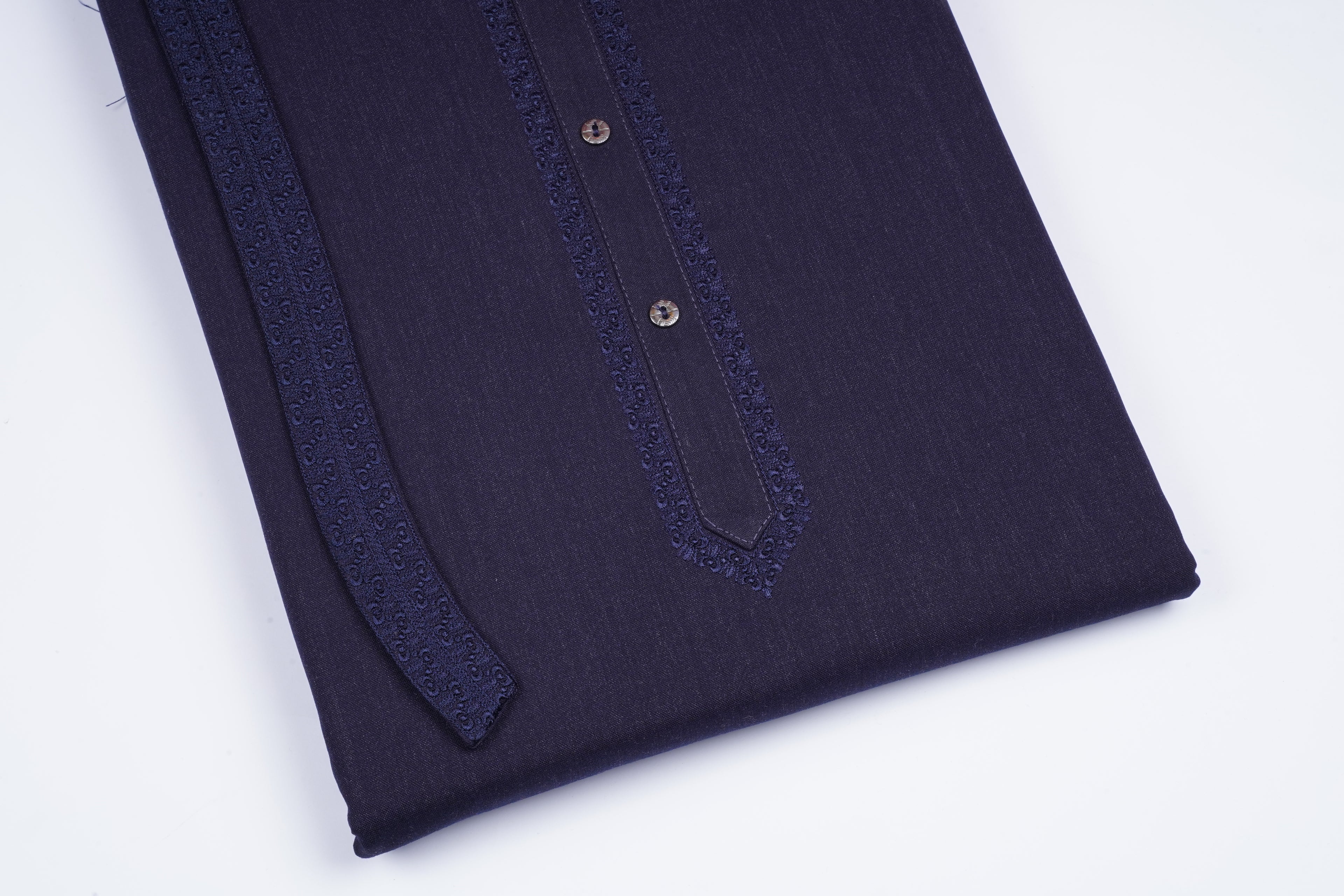 Coco Black & Blue - Chawla Fabrics