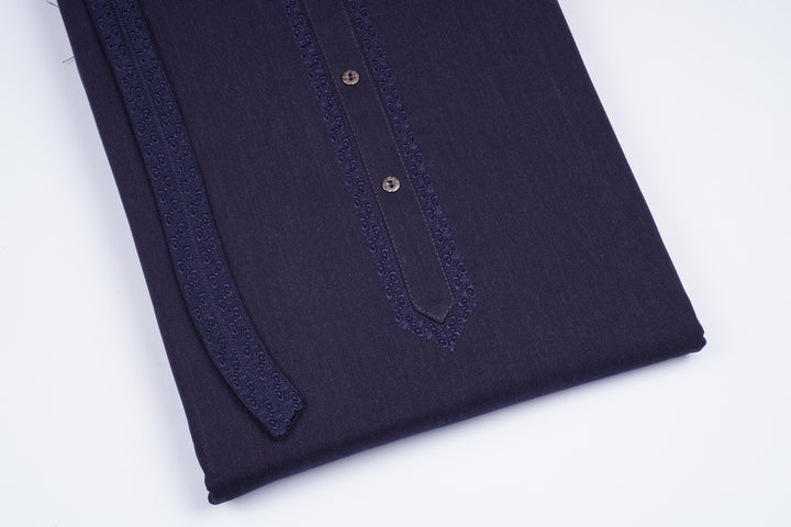 Coco Black & Blue - Chawla Fabrics