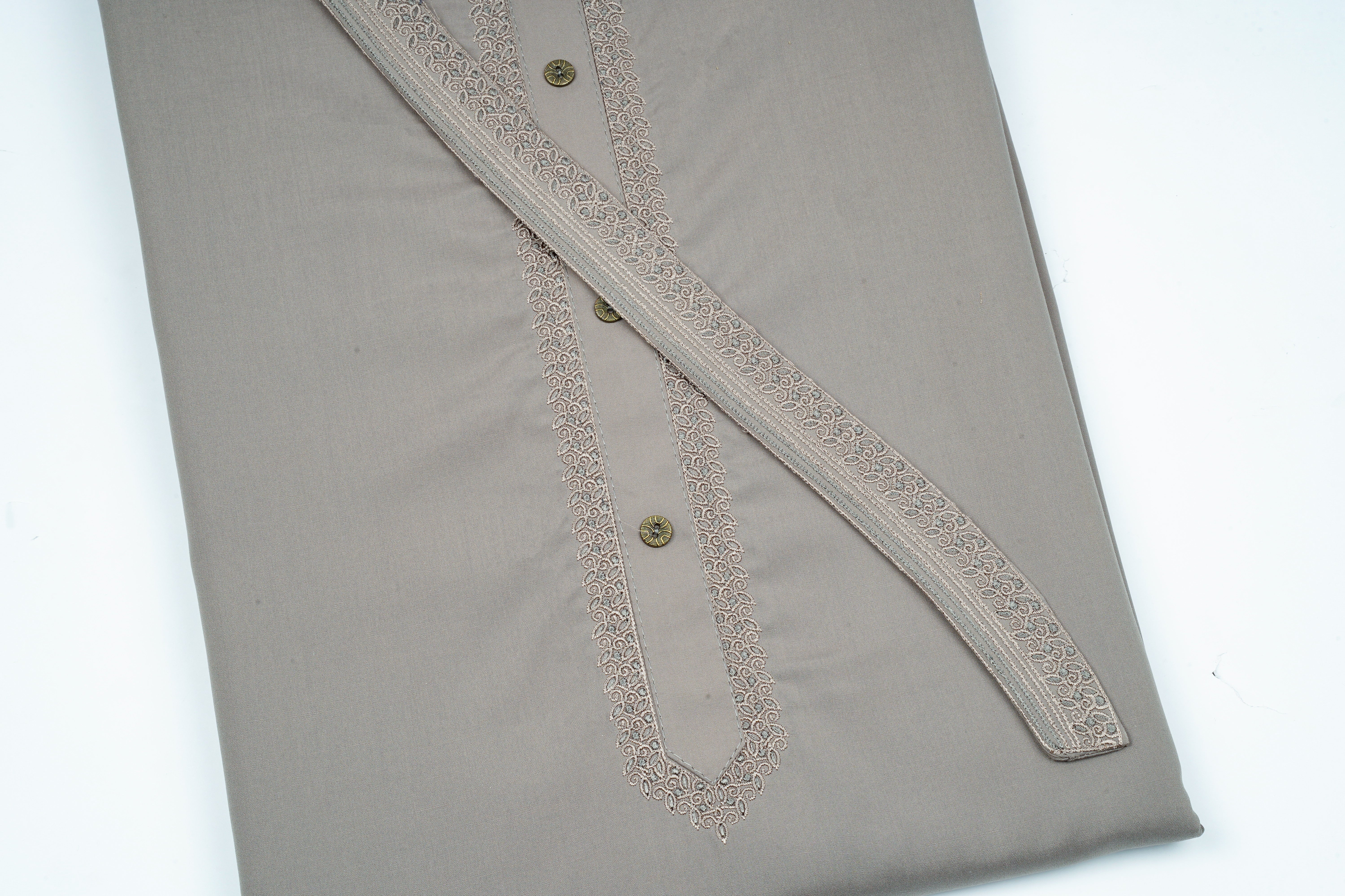 Ghalib Wash & Wear Emb Design # 427 - Chawla Fabrics