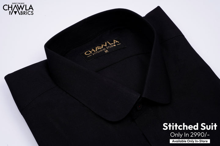 Plain Black Suit RTW