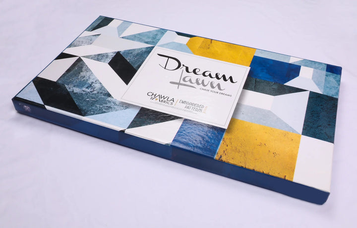 Dream Lawn Cotton Emb Suit Design # 4006 - Chawla Fabrics