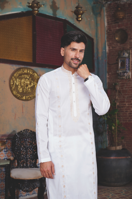 Cotton White Series WS-04 - Chawla Fabrics