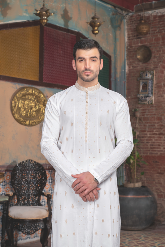Cotton White Series WS-03 - Chawla Fabrics