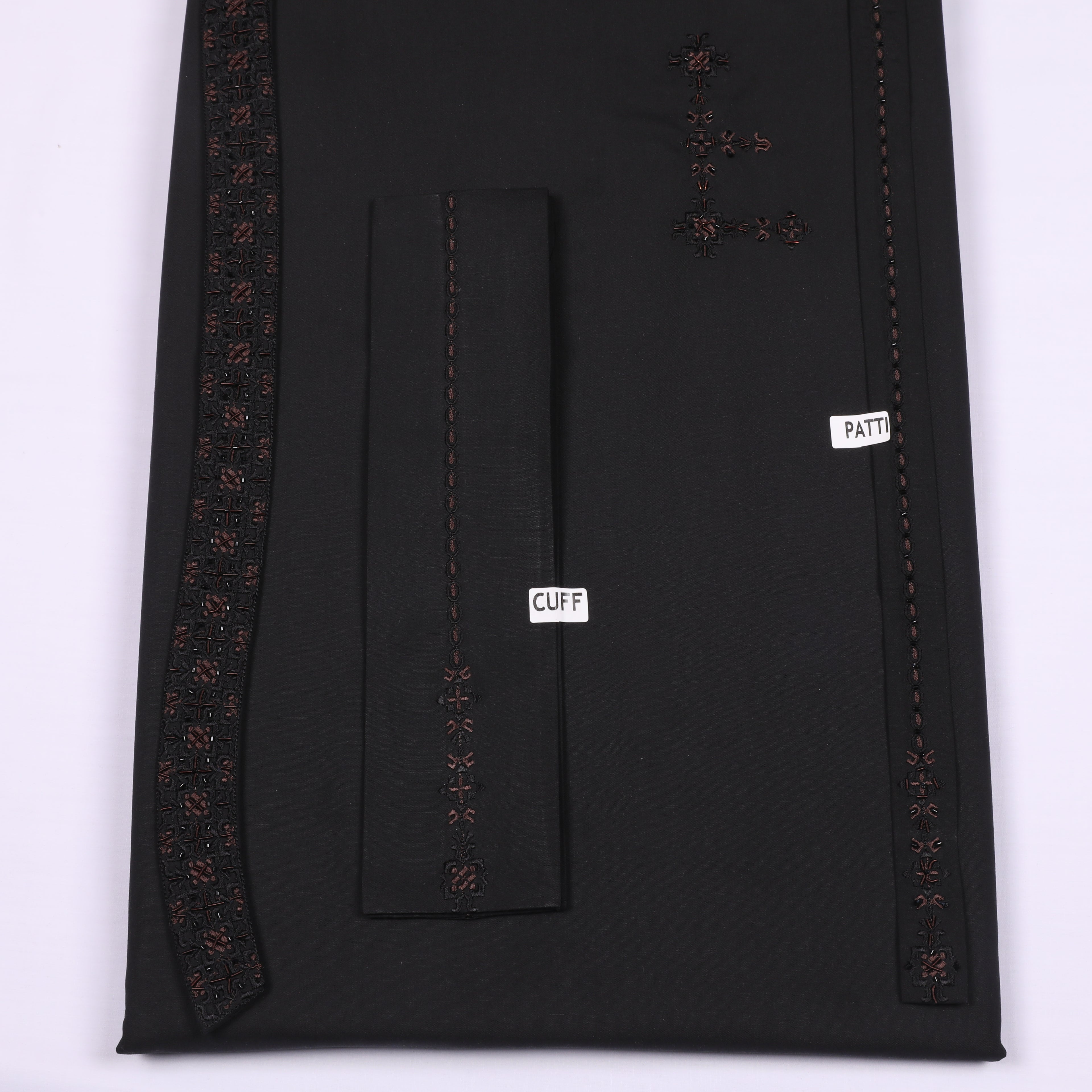 GMC Wash & Wear Suit Embroidery Design # 1605 - Chawla Fabrics