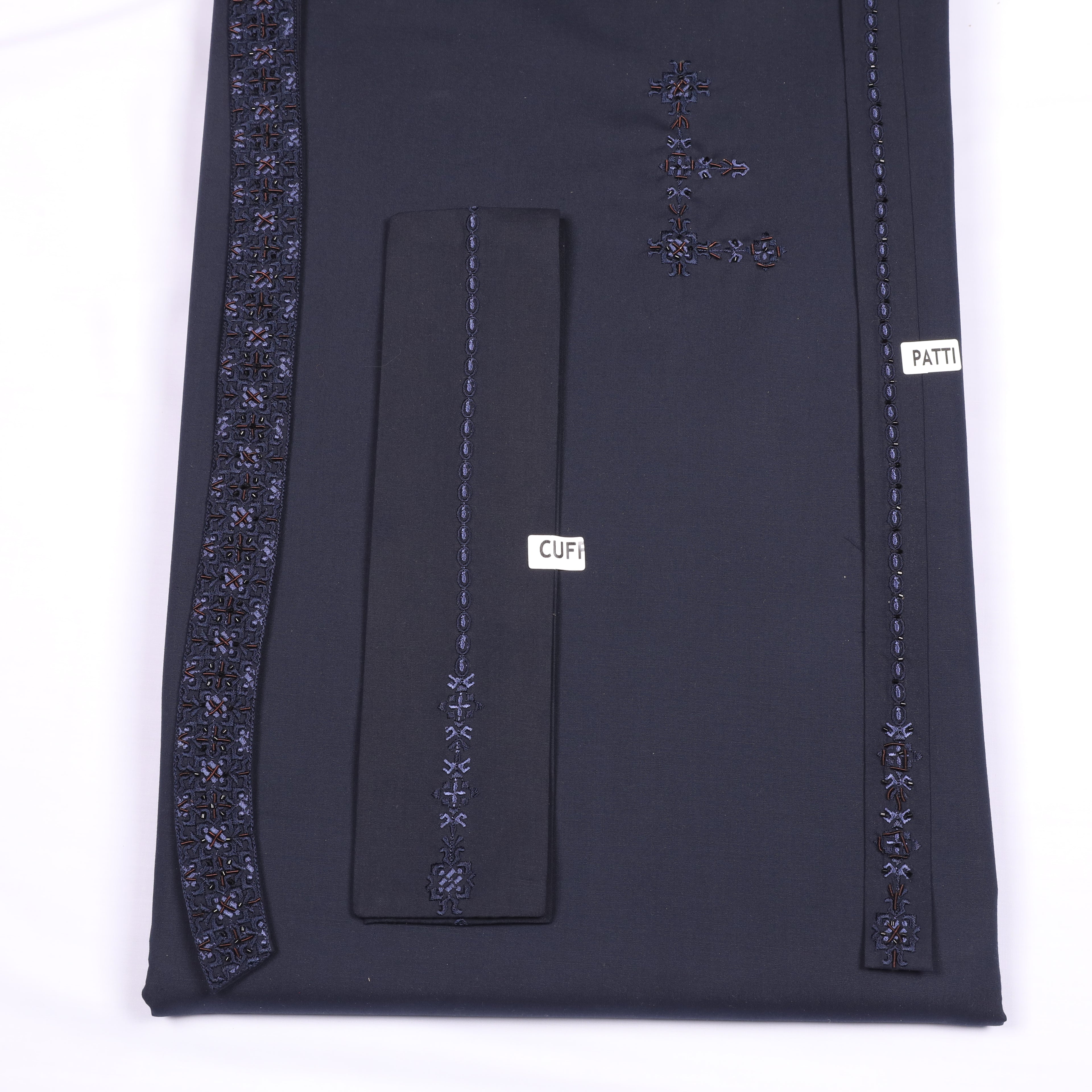 GMC Wash & Wear Suit Embroidery Design # 1605 - Chawla Fabrics