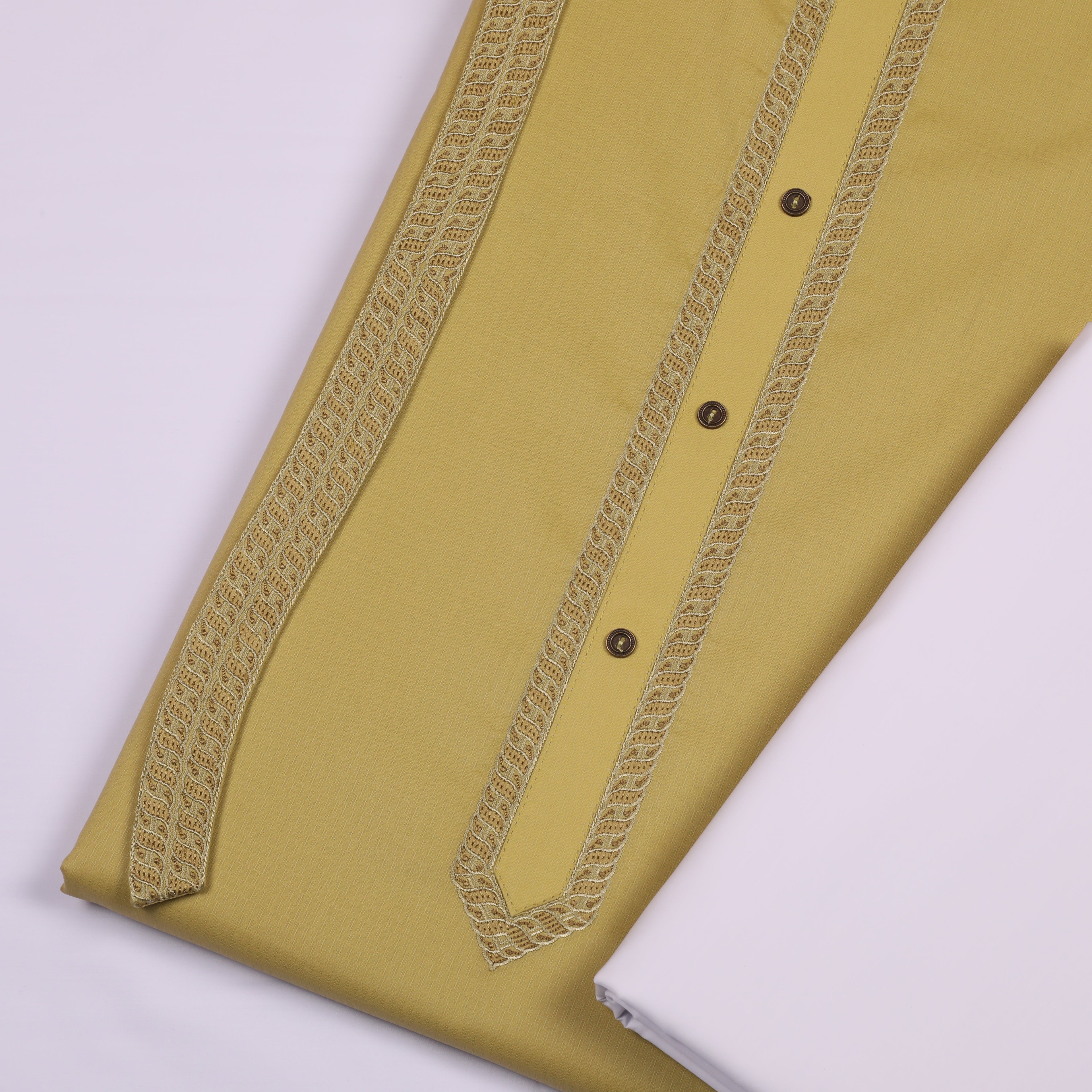 Kenwood Cotton Kurta Embroidery Design # 147 - Chawla Fabrics