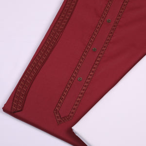 Kenwood Cotton Kurta Embroidery Design # 147 - Chawla Fabrics