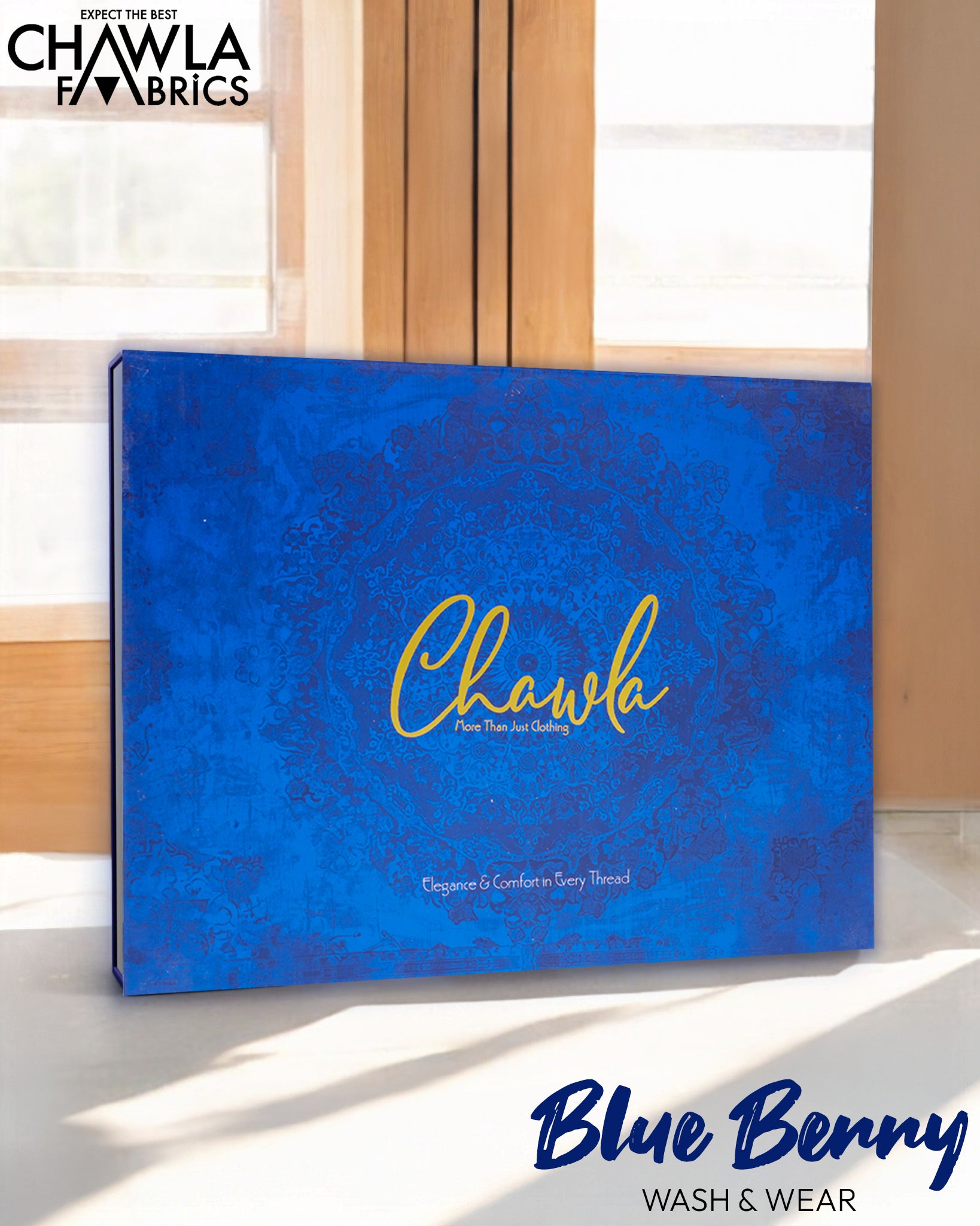 Blueberry Wash & Wear - Chawla Fabrics