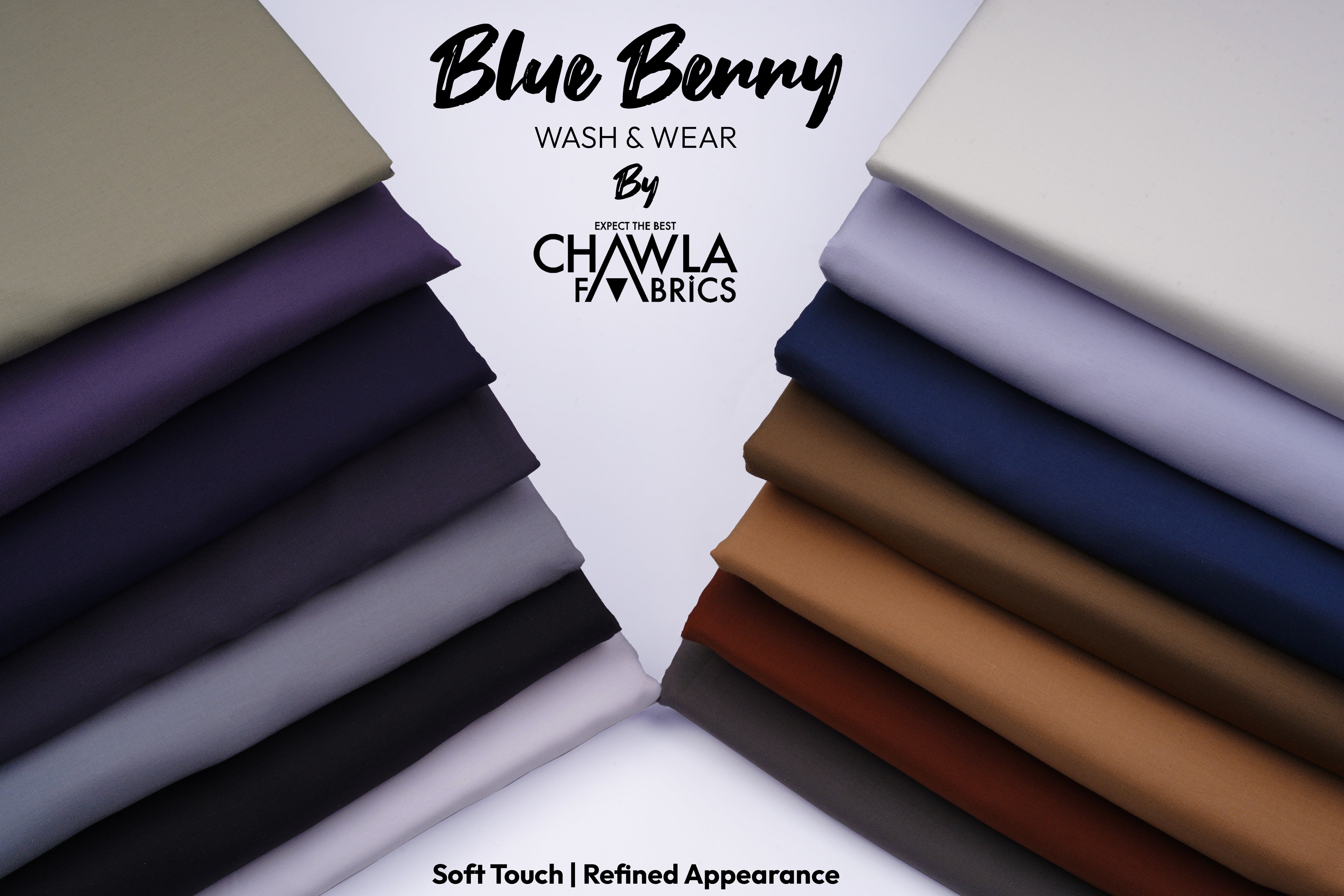 Blueberry Wash & Wear - Chawla Fabrics