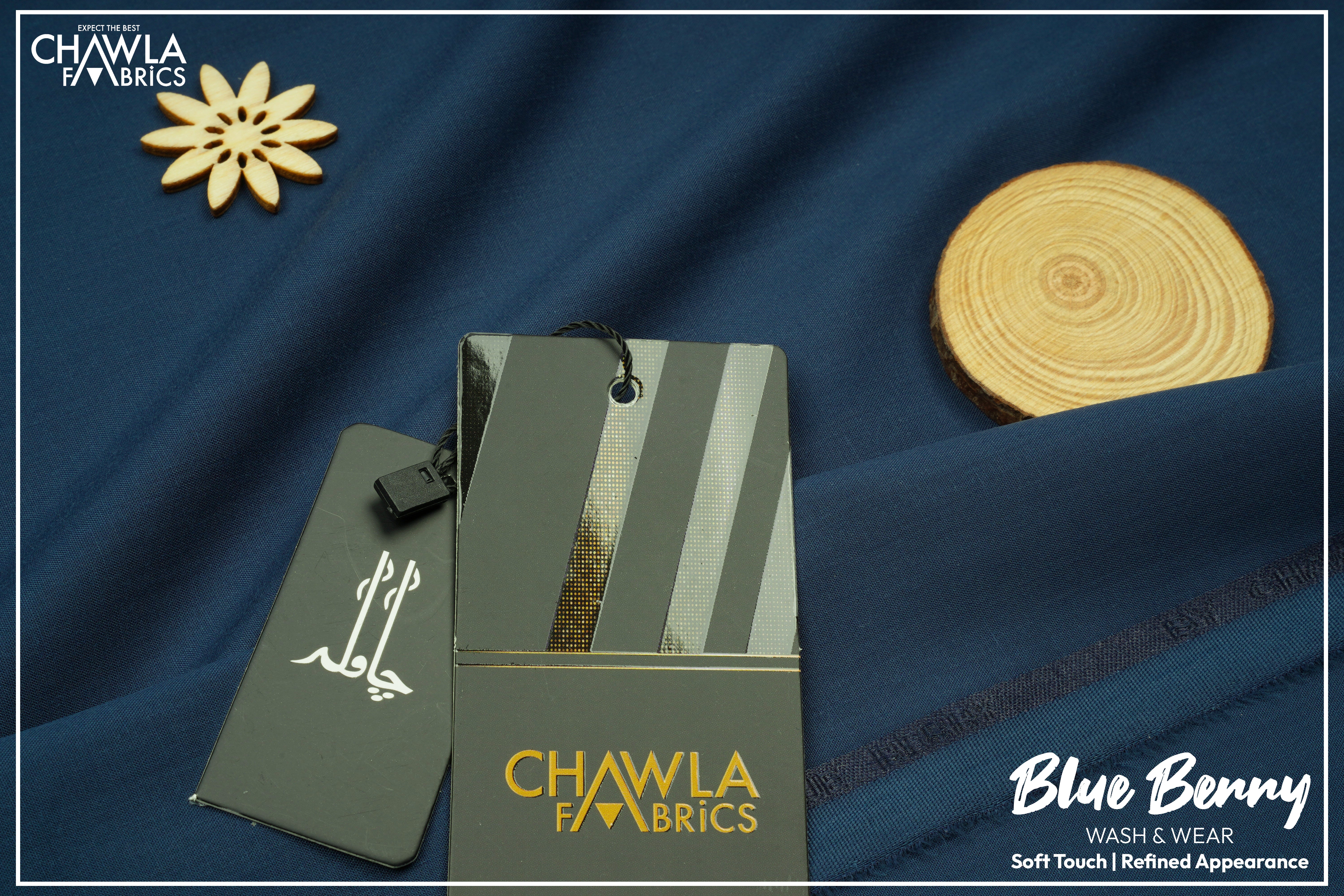 Blueberry Wash & Wear - Chawla Fabrics